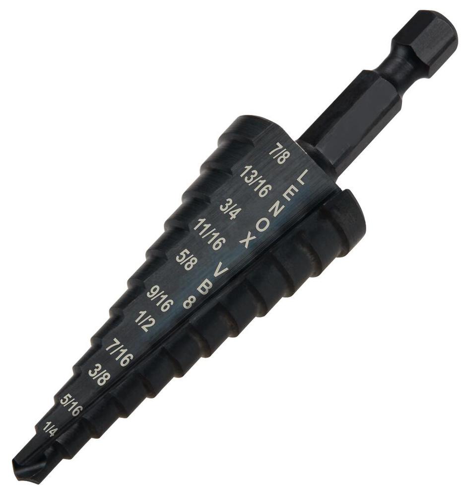 Vari-Bit Step Drilling #8-3/16&#34; 7/8&#34; 12 Sizes