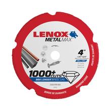 Lenox 1972919 - Metal Max 4" x 3/8" Die Grinder Diamond Cut Off Wheel