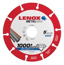 Lenox 1972922 - Metal Max 5" x 7/8" Angle Grinder Diamond Cut Off Wheel