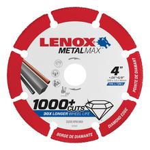 Lenox 1972920 - Metal Max 4" x 5/8" Angle Grinder Diamond Cut Off Wheel