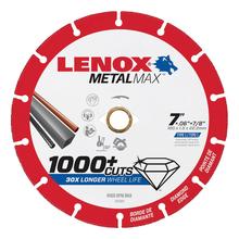 Lenox 1972924 - Metal Max 7" x 7/8" Angled Grinder/ Circular Saw Diamond Cut Off Wheel