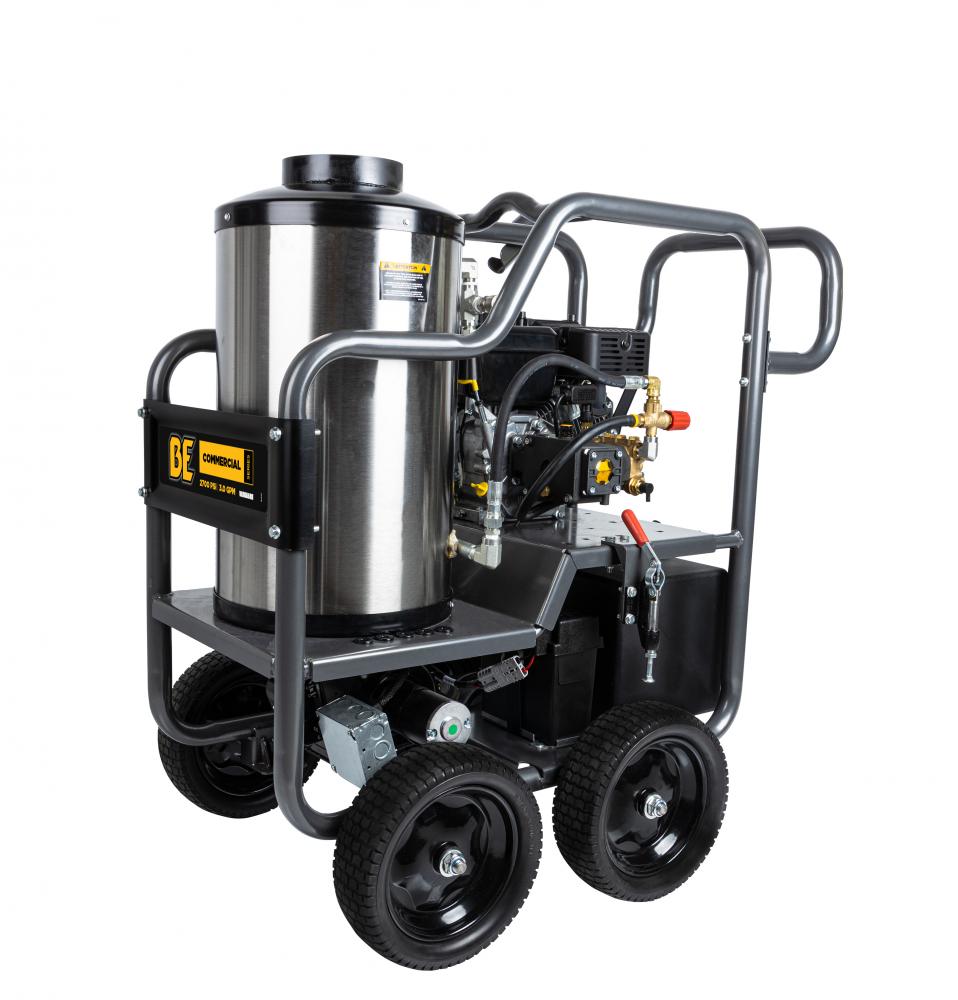 2,700 PSI - 3.0 GPM HOT WATER PRESSURE WASHER WITH VANGUARD ENGINE AND AR TRIPLEX PUMP