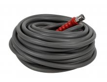 BE Power Equipment 85.238.215T - High-Pressure hose - 100' x 3/8" Grey Non-Marking, 6000 PSI, Double Steel braided rubber, SS