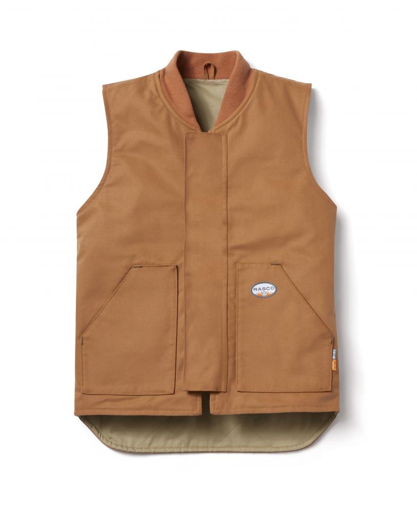 FR Brown Duck Work Vest