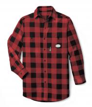 Rasco FR0824RD/BK-M - FR Red and Black Buffalo Plaid Shirt