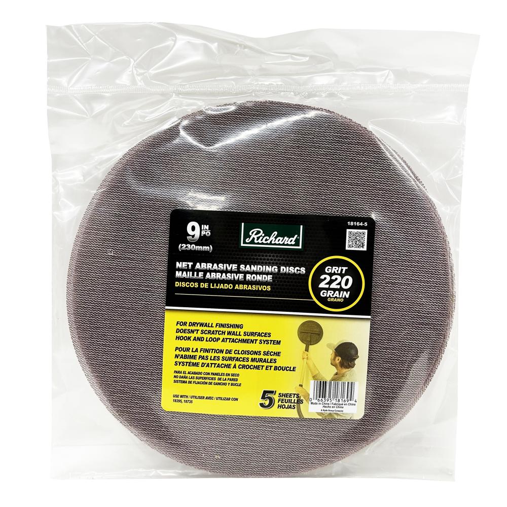 9IN ROUND SAND NET 220, 5PK