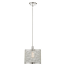  46212-91 - 1 Lt Brushed Nickel Pendant