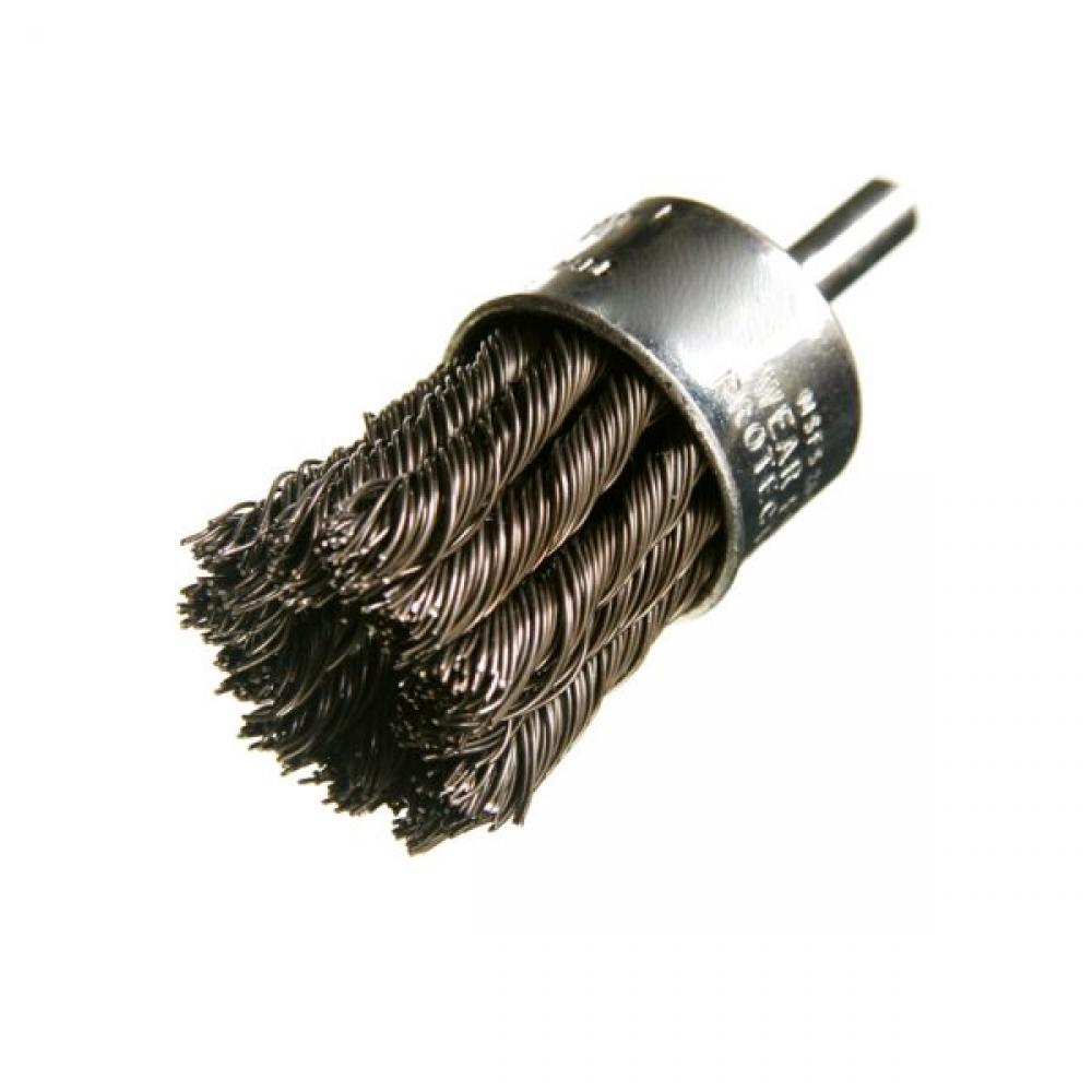 1&#34; CABLE TWIST END BRUSH 1/4&#34; SHANK .020 SS
