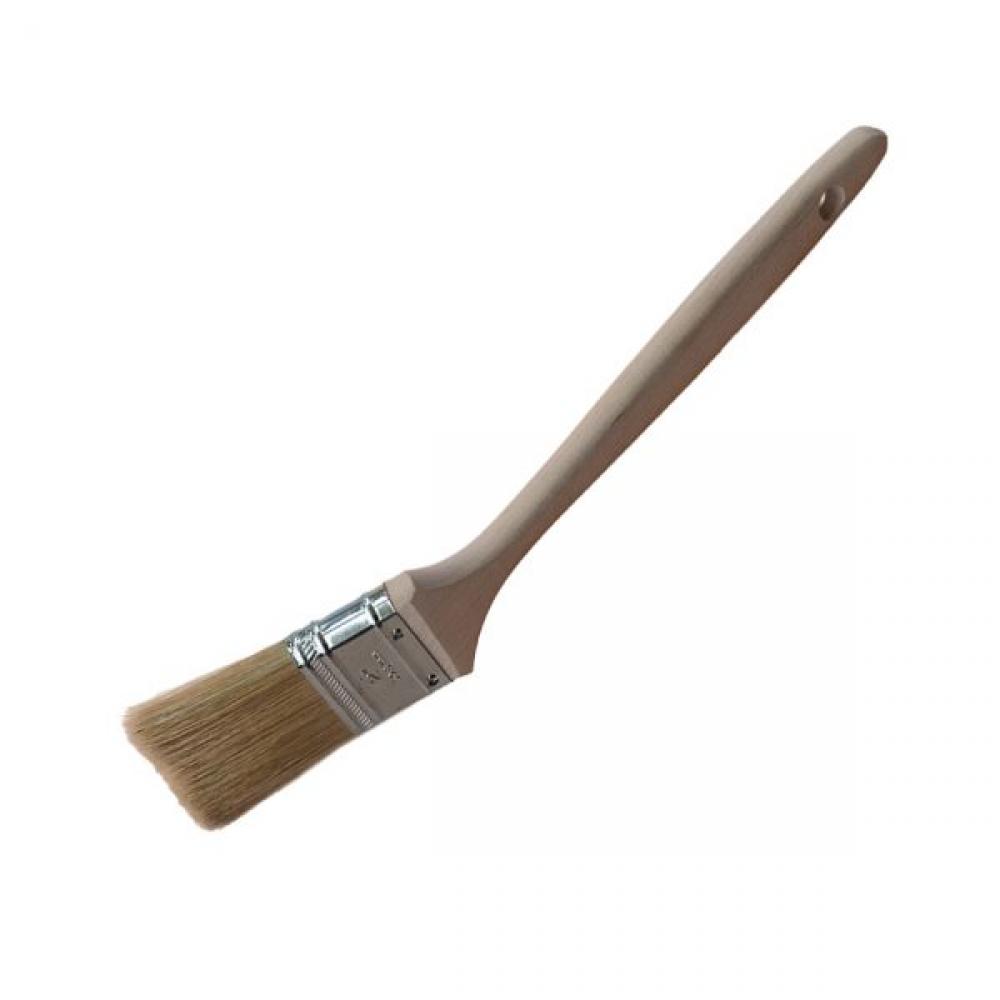 2 inch Tule Brush, Black Bristle, Foam Handle, 2-1/4 inch Trim