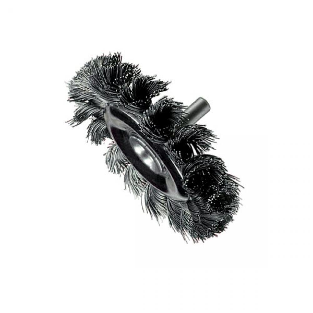 3&#34; CIRCULAR KNOT END BRUSH .014 3/4 TRIM - with shank