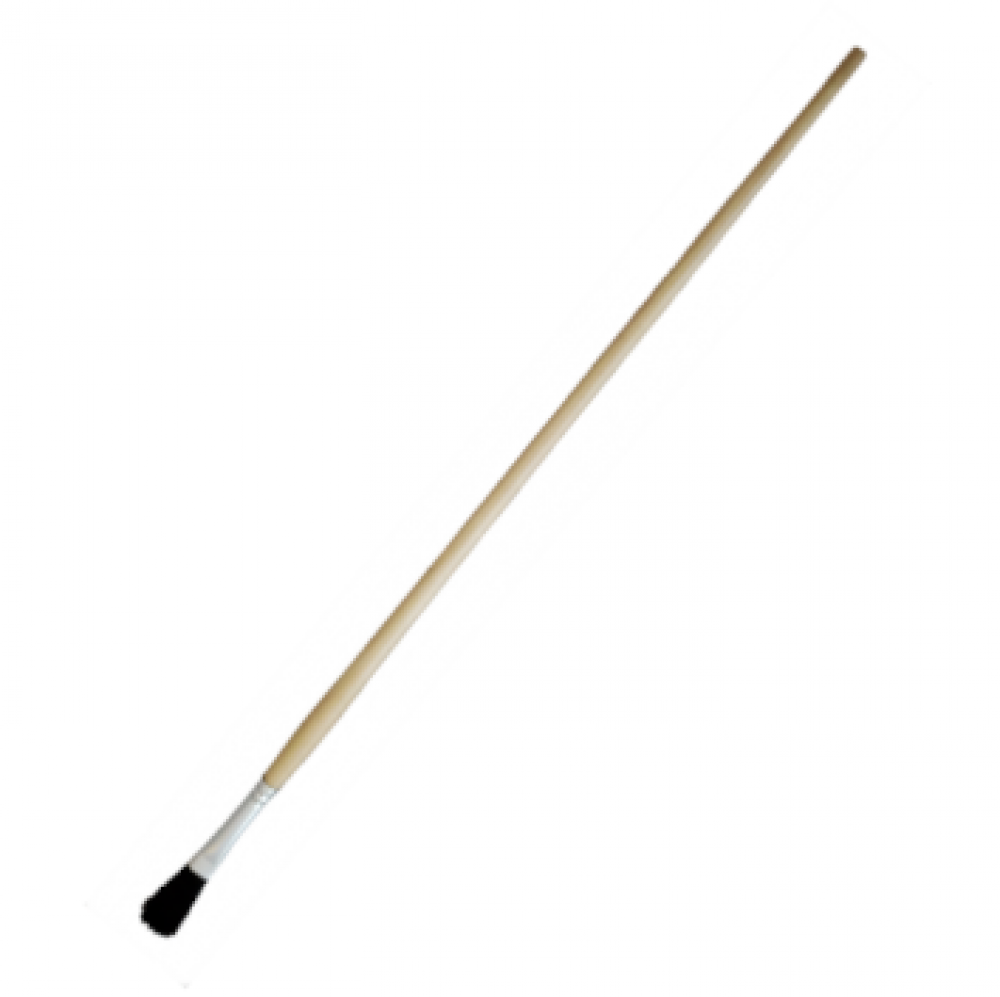 3/4 inch Fitch Brush, Black Bristle, Wood Handle, 1-1/4 inch Trim