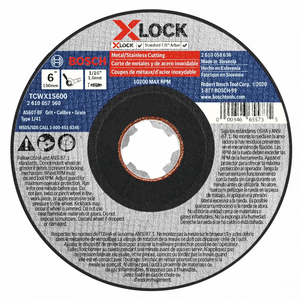 6&#34; X-LOCK Abrasive Wheel