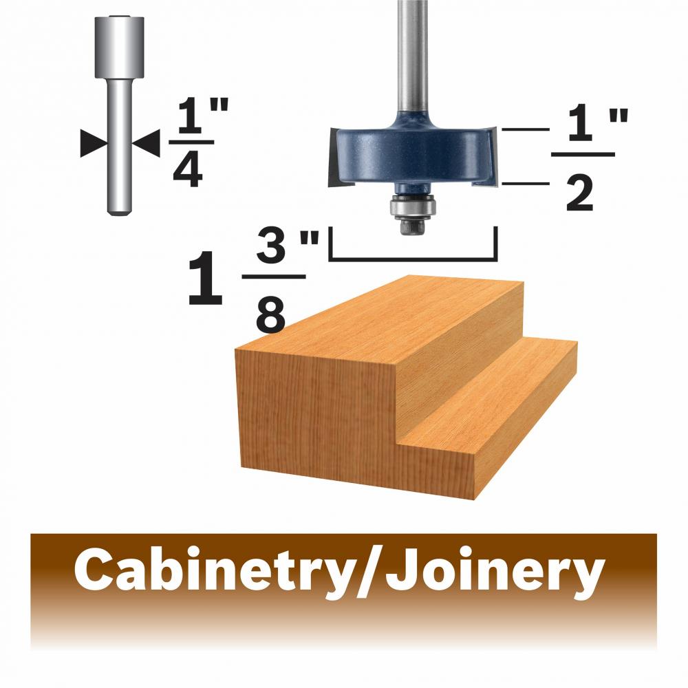 1/2 In. Rabbeting Router Bit