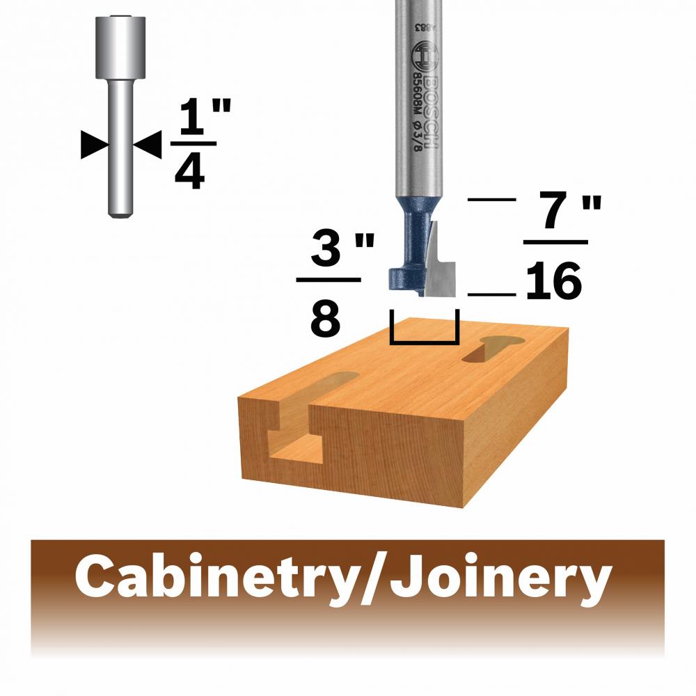 3/8 In. Keyhole Router Bit