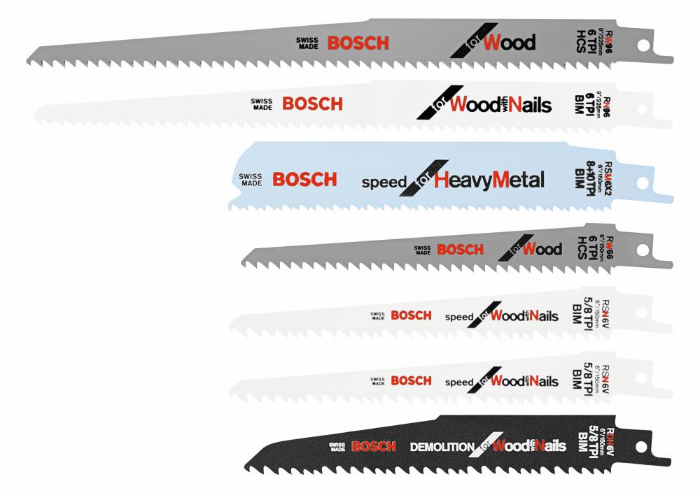 7 pc. Reciprocating Saw Blade Set