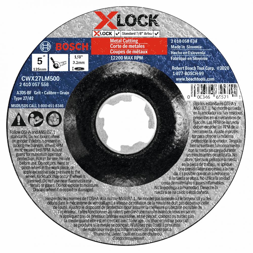 5 In. X-LOCK Abrasive Wheel