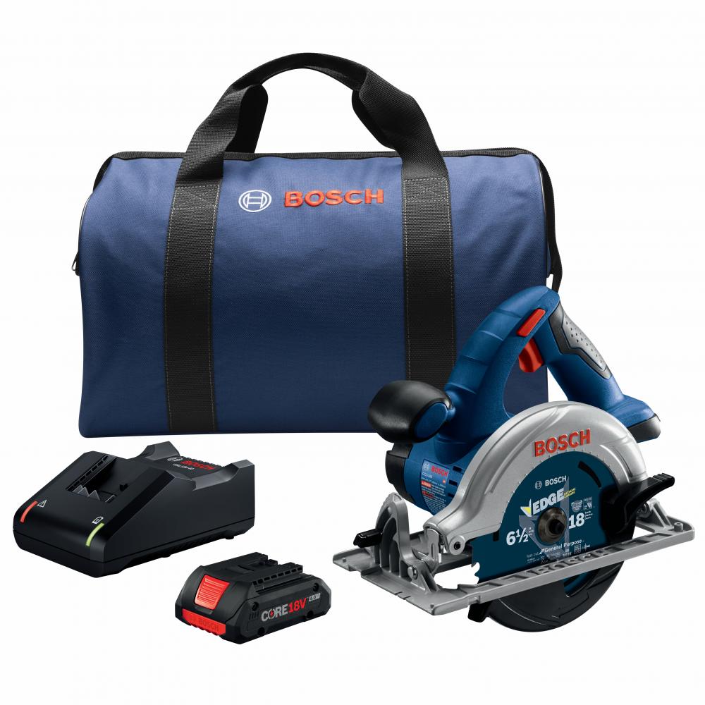 18V 6-1/2&#34; Blade Left Circular Saw Kit with (1) CORE18V 4.0 Ah Compact Battery