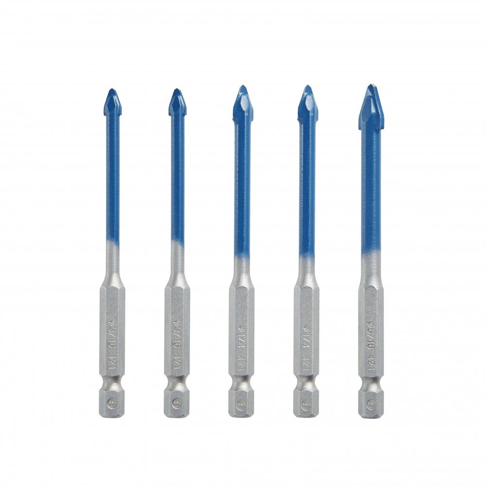 5 pc. Porcelain Tile Drill Bit Set