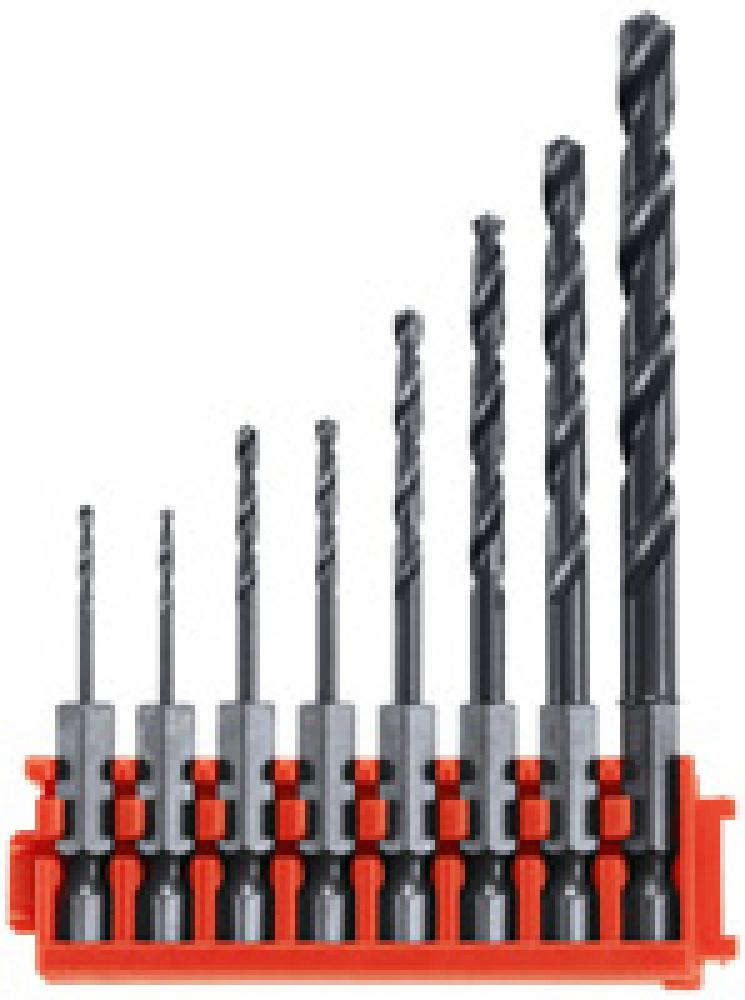 8 pc. Drill Bits with Clip