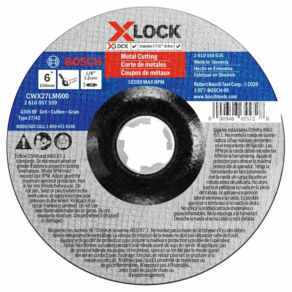 6&#34; X-LOCK Abrasive Wheel