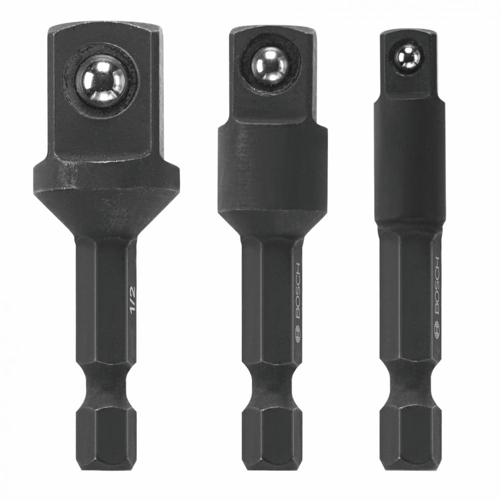 3 pc. Driven 1/4&#34; Hex Impact Socket Adapter Set