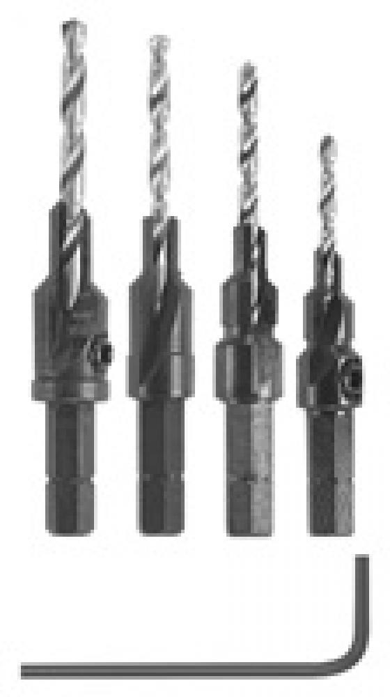 5 pc. Hex Shank Screw Pilot Bit Set