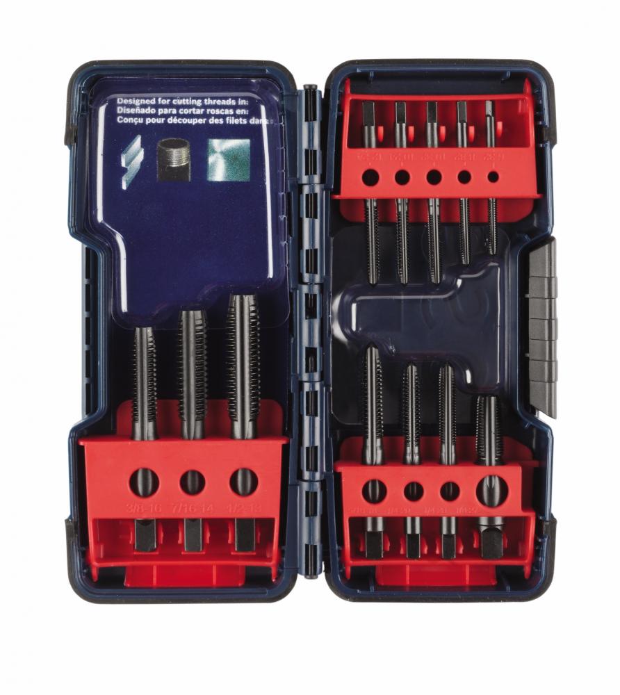 12 pc. Black Oxide Plug Tap Set