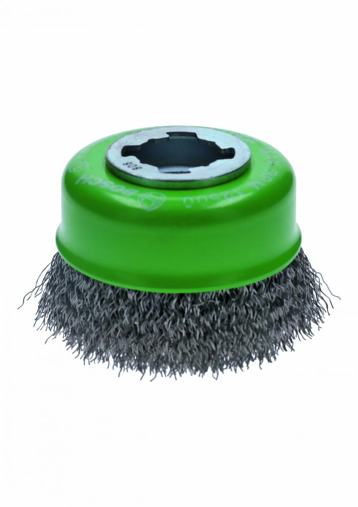 3 In. X-LOCK Crimped Wire Cup Brush