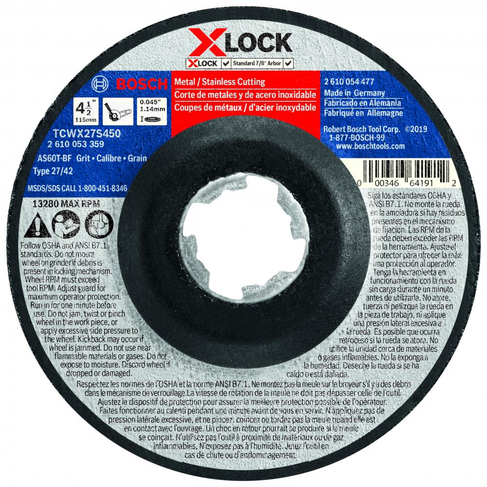 4-1/2&#34; X-LOCK Abrasive Wheel