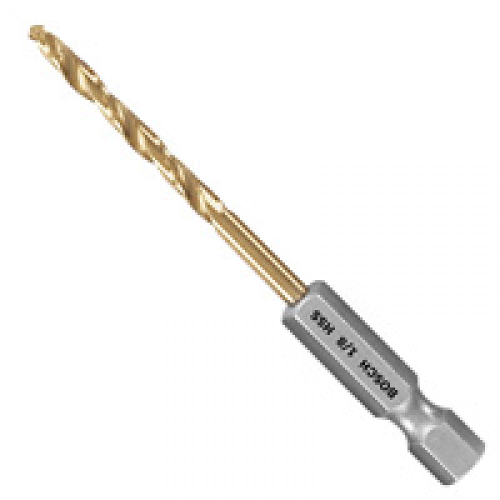 1/8 In. Titanium-Coated Drill Bits