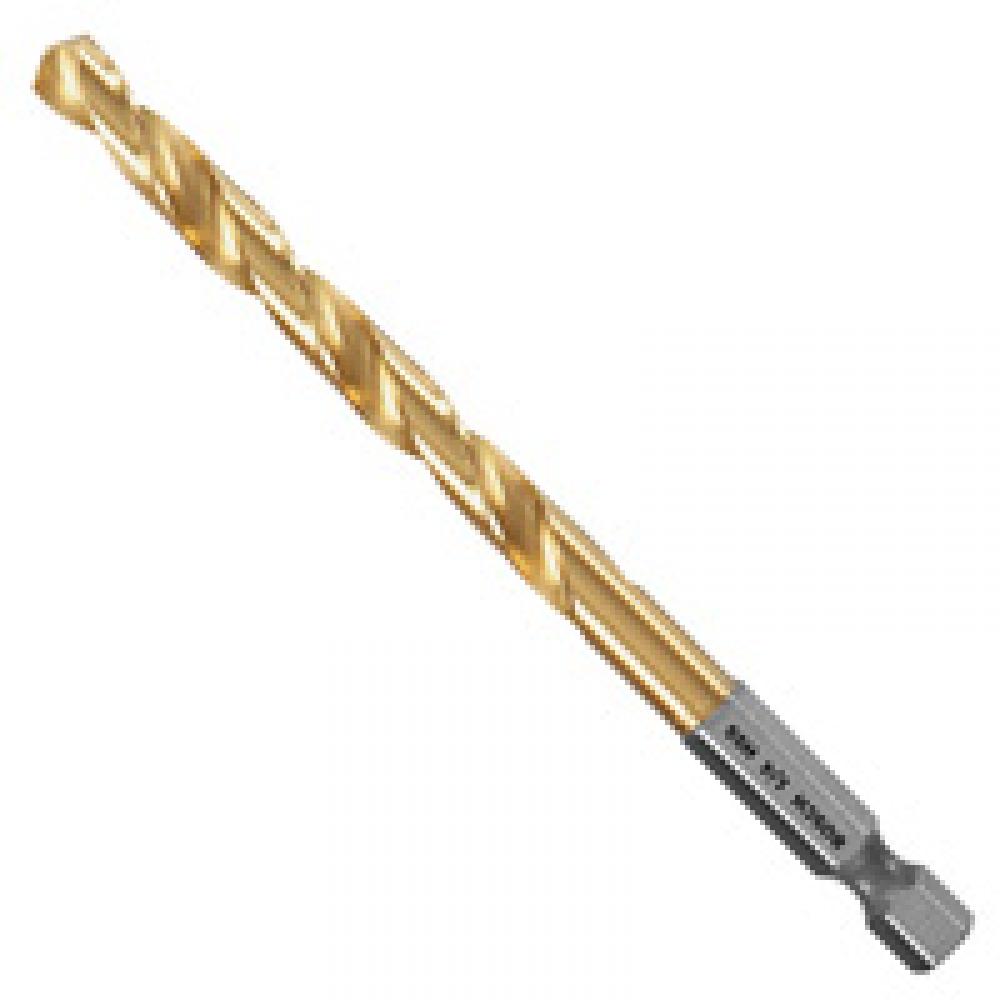 1/4 In. Titanium-Coated Drill Bits