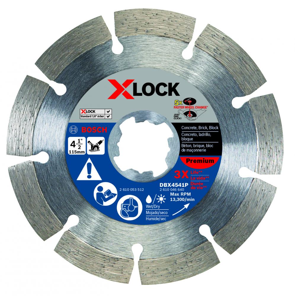 4-1/2 In. X-LOCK Diamond Blade