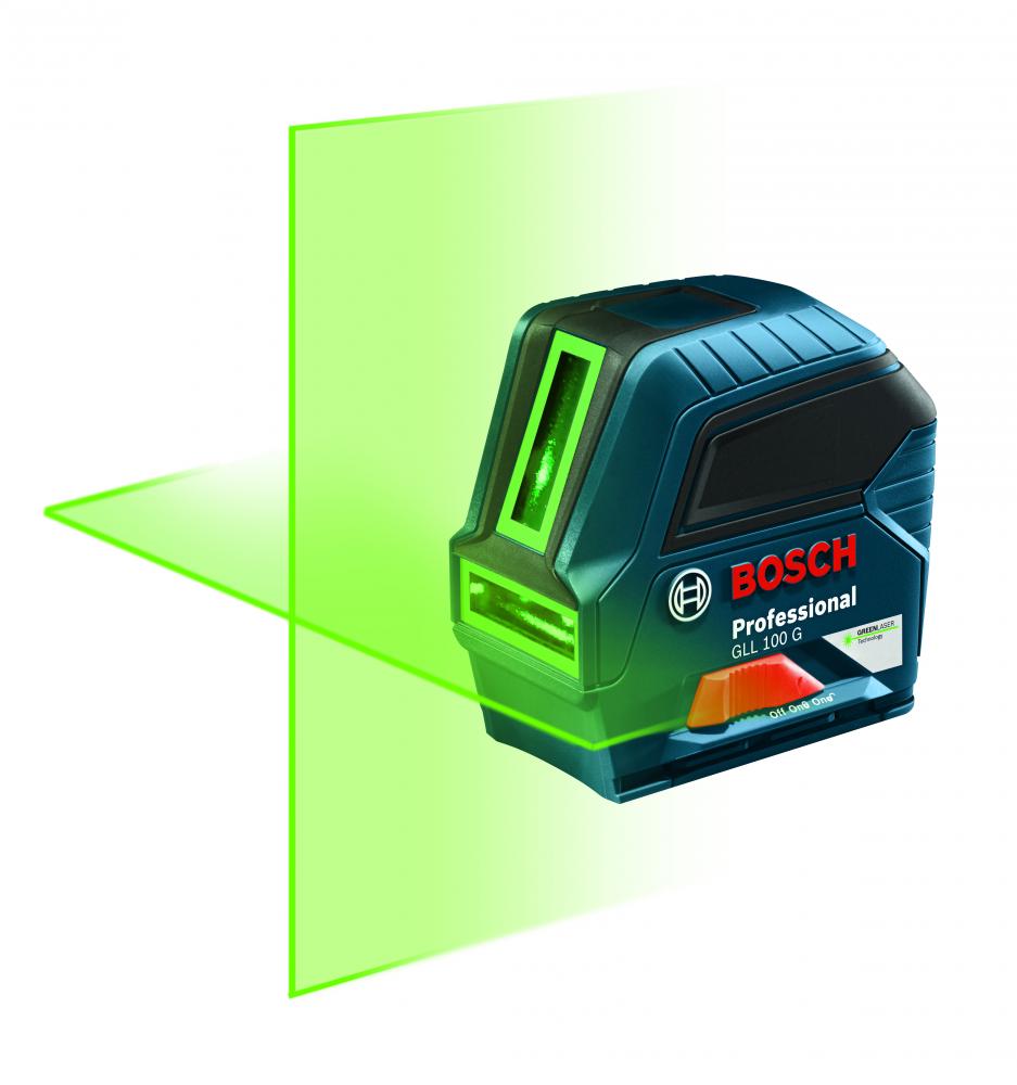 Green-Beam Self-Leveling Cross-Line Laser