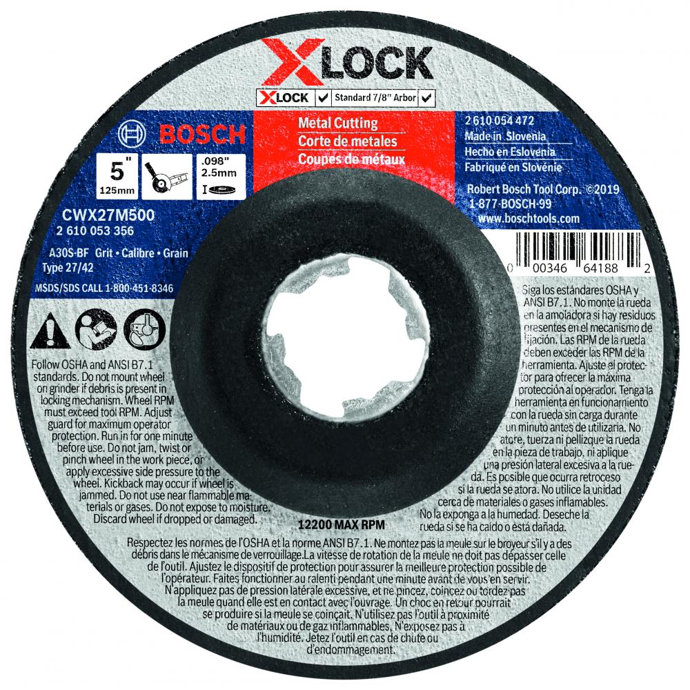 5&#34; X-LOCK Abrasive Wheel