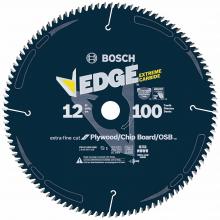 Bosch PRO12100CHBB - 12" 100 Tooth Edge Circular Saw Blade for OSB/Plywood/Plastic