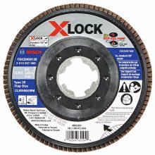 Bosch FDX29450120 - 4-1/2 In. X-LOCK 120 Grit Flap Disc