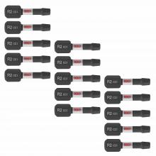 Bosch ITDSQ2115 - 15 pc. Driven 1" Impact Square #2 Insert Bits
