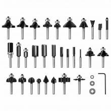 Bosch RBS030MBS - 30 pc. Wood Router Bit Set