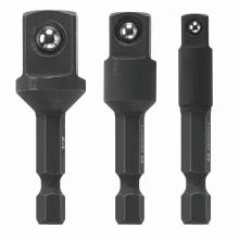 Bosch ITDSAV203 - 3 pc. Driven 1/4" Hex Impact Socket Adapter Set