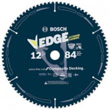 Bosch DCB1284CD - 12" 84 Tooth Edge Circular Saw Blade for Composite Decking