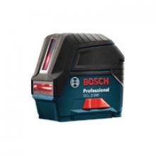Bosch GCL 2-160 - Self-Leveling Cross-Line Laser with Plumb Points