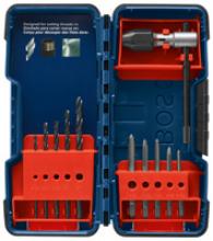 Bosch BDT11S - 11 pc. Tap and Drill Bit Combo Set