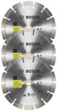 Bosch DB741SB3 - 3 pc. 7" Segmented Rim Diamond Blades for Universal Rough Cuts