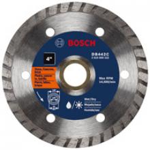 Bosch DB442C - 4" Premium Turbo Rim Diamond Blade for Smooth Cuts