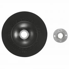 Bosch MG0500 - 5" Angle Grinder Accessory Rubber Backing Pad with Lock Nut