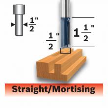 Bosch 85242MC - 1/2 In. Straight Router Bit