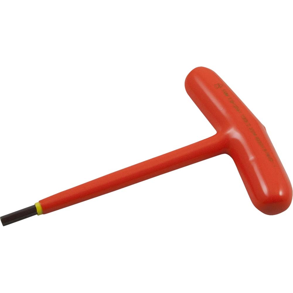 2mm T-handle S2 Hex Key, 1000V Insulated