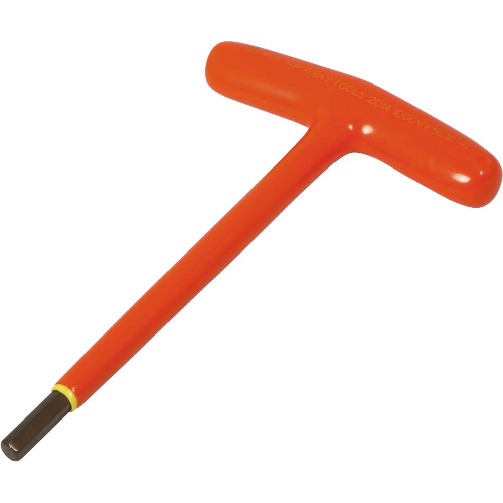 1/4&#34; S2 T-handle Hex Key, 1000V Insulated