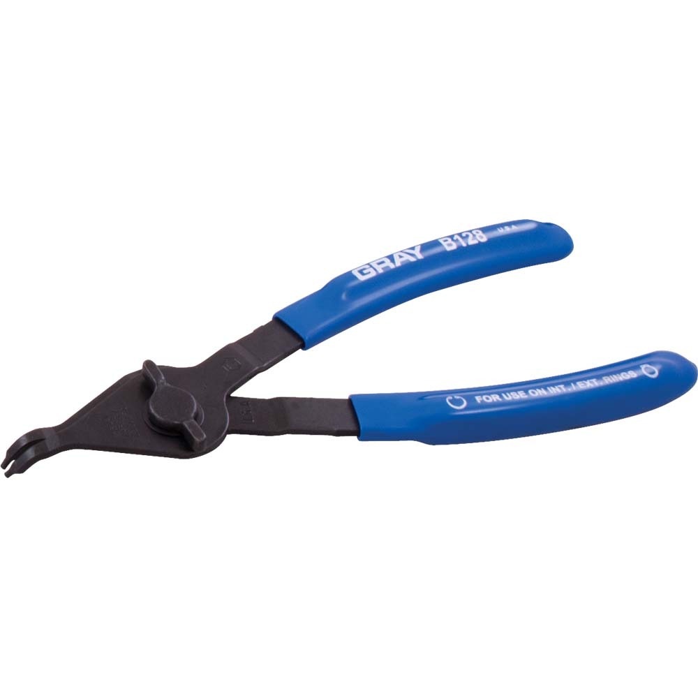 Snap Ring Plier, Convertible Internal/external, 7-1/4&#34; Long, 45° .070 Fixed Tip