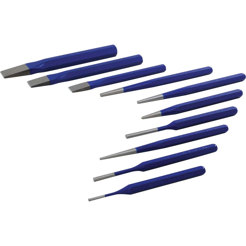 PUNCH AND CHISEL SET / 10PC